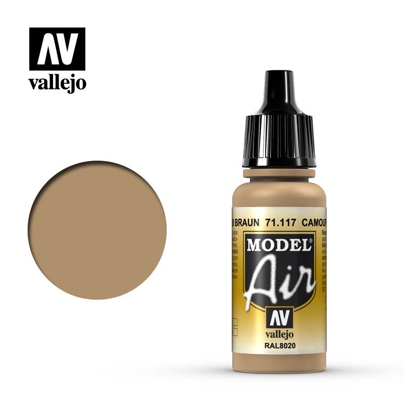 Vallejo 17ml Model Air - Camouflage Brown 