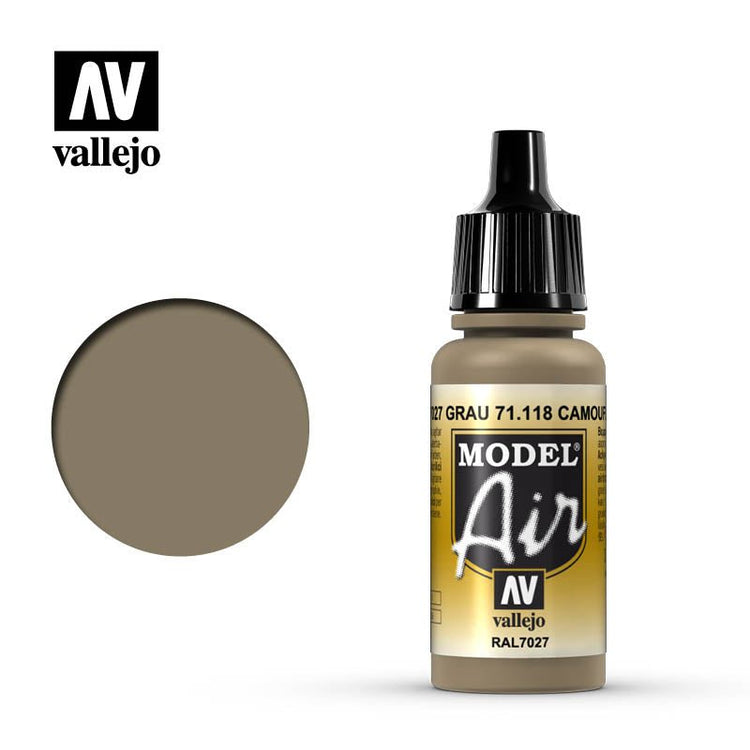 Vallejo 17ml Model Air - Camouflage Grey 