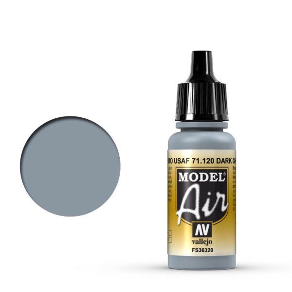 Vallejo 17ml Model Air - Dark Ghost Gray 