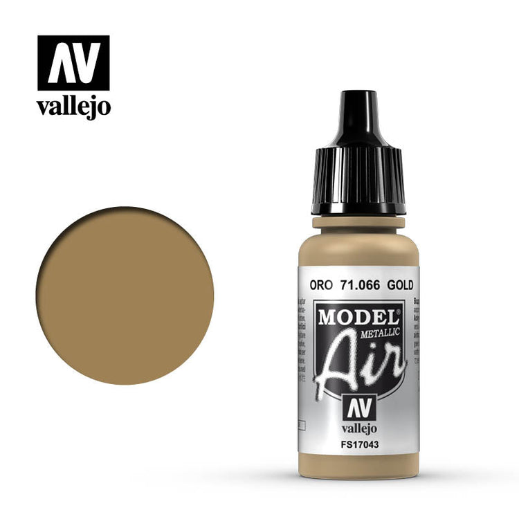 Vallejo 17ml Model Air - Gold (Metallic) 