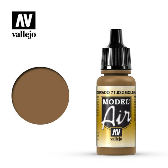 Vallejo 17ml Model Air - Golden Brown 