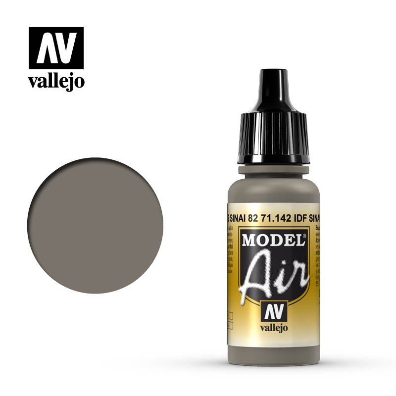 Vallejo 17ml Model Air - IDF Sinai Grey 82 