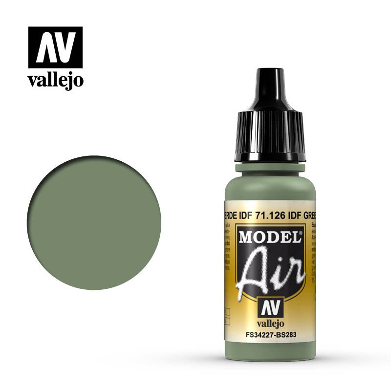 Vallejo 17ml Model Air - IDF/IAF Green 