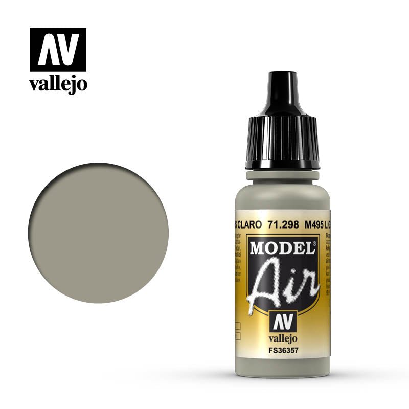 Vallejo 17ml Model Air - M495 Light Gray 