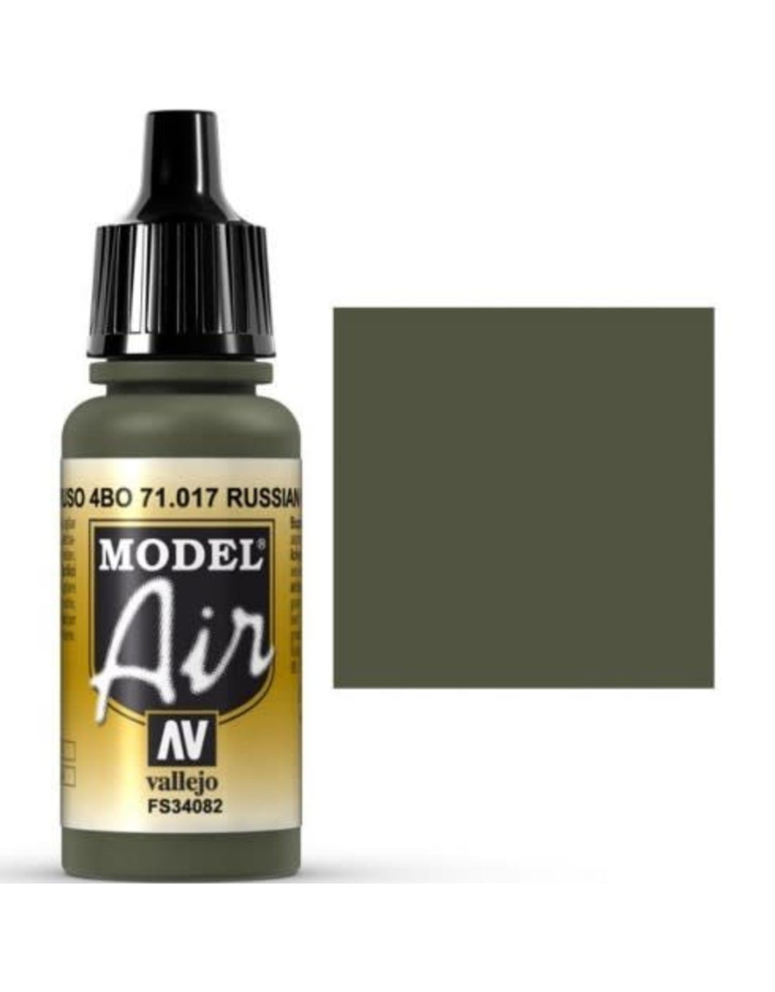 Vallejo 17ml Model Air - Russian Green 4BO 