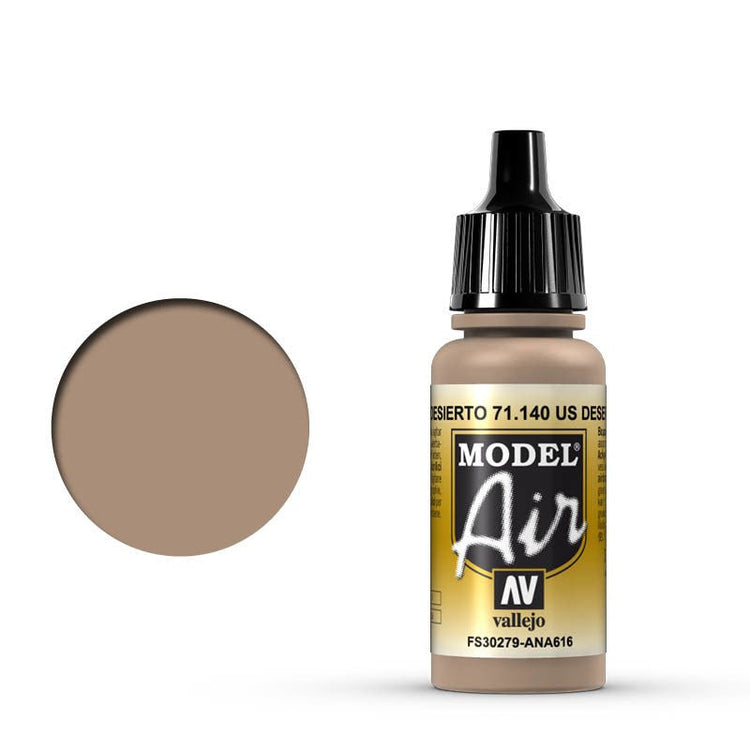 Vallejo 17ml Model Air - US Desert Sand 