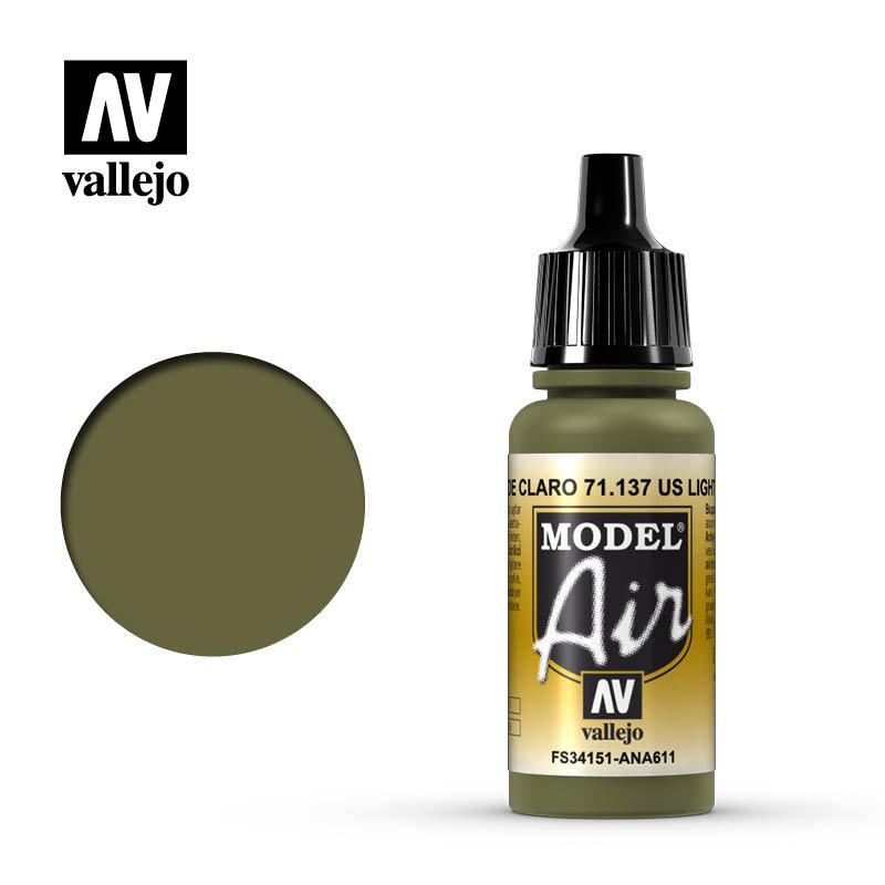 Vallejo 17ml Model Air - US Light Green 