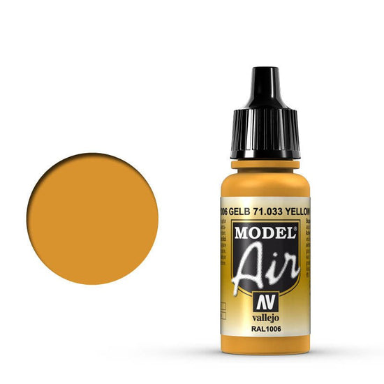 Vallejo 17ml Model Air - Yellow Ochre 