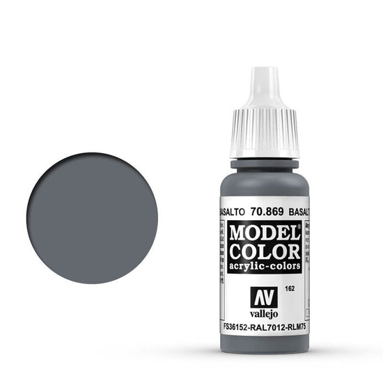 Vallejo 17ml Model Color - Basalt Grey 