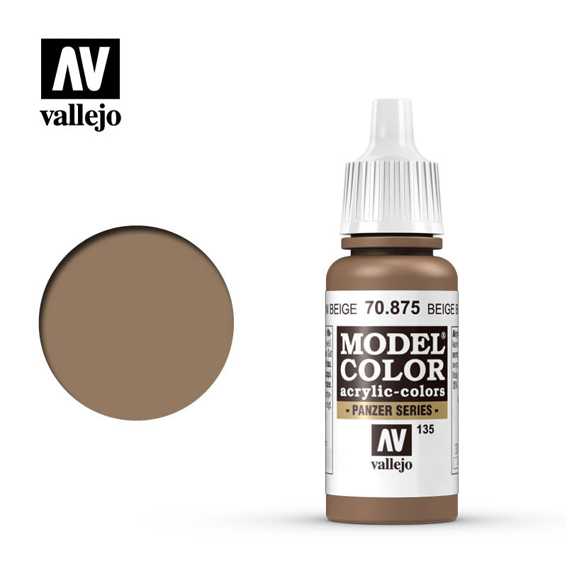 Vallejo 17ml Model Color - Beige Brown 