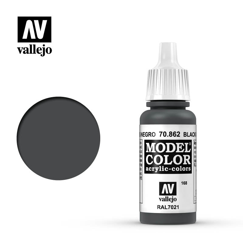 Vallejo 17ml Model Color - Black Grey 