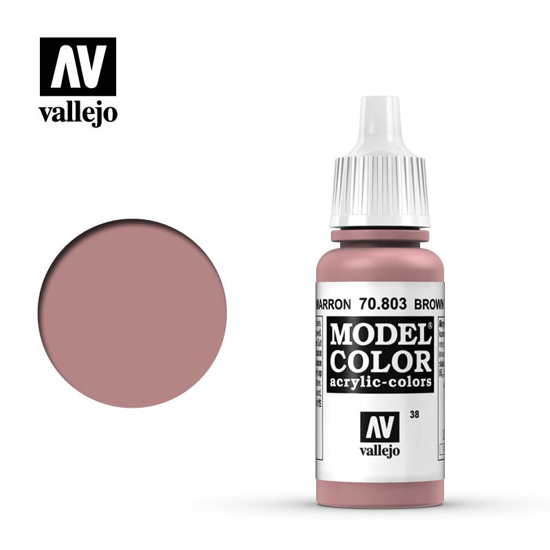 Vallejo 17ml Model Color - Brown Rose 