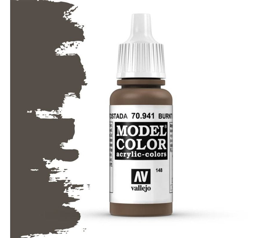 Vallejo 17ml Model Color - Burnt Umber 