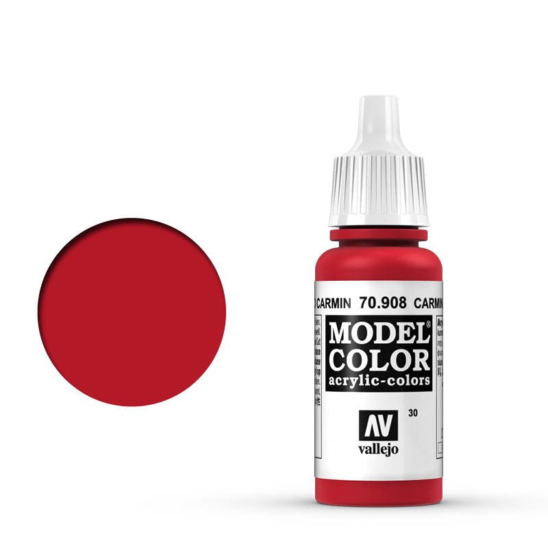 Vallejo 17ml Model Color - Carmine Red 