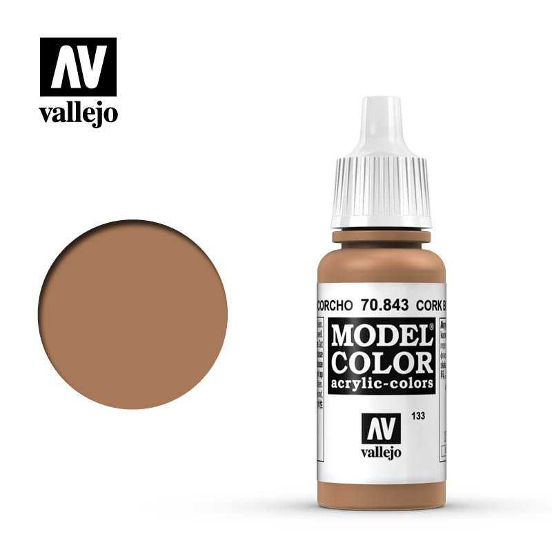 Vallejo 17ml Model Color - Cork Brown 