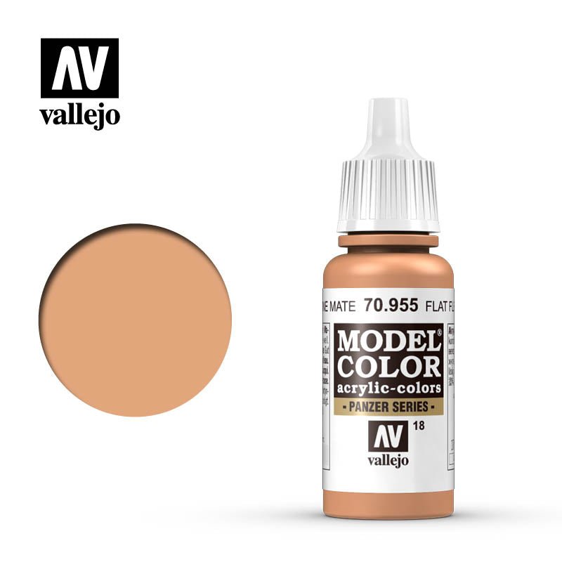 Vallejo 17ml Model Color - Flat Flesh 