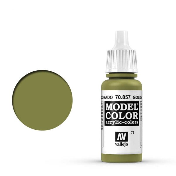 Vallejo 17ml Model Color - Golden Olive 