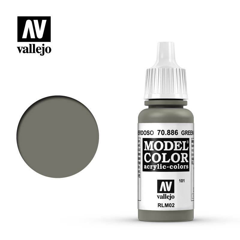 Vallejo 17ml Model Color - Green Grey 