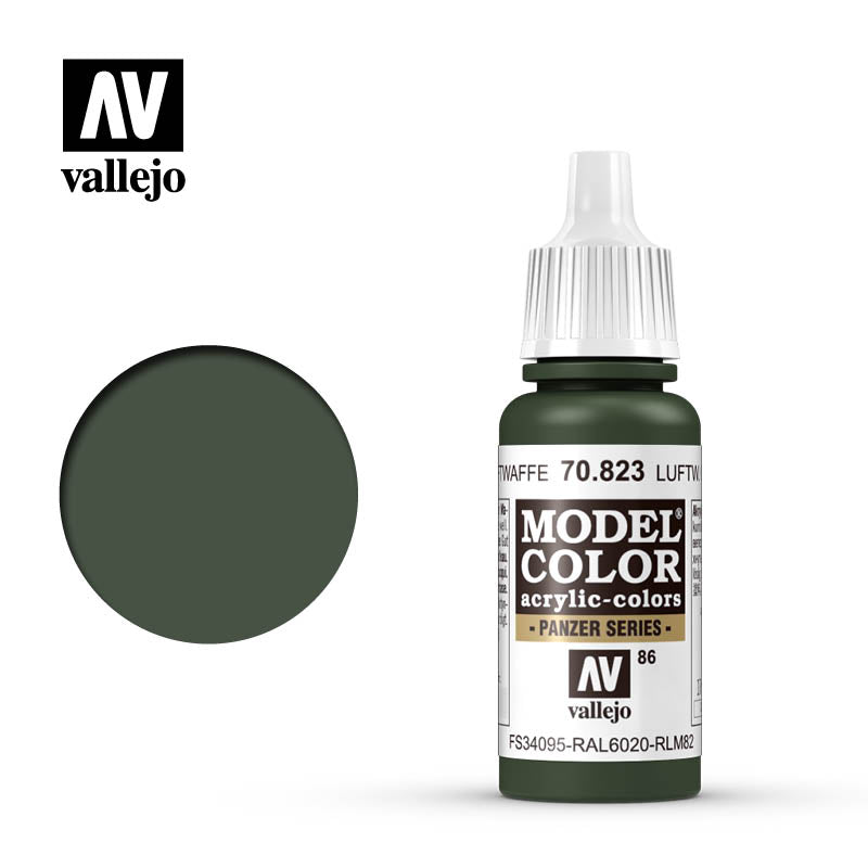 Vallejo 17ml Model Color - Luftwaffe Camouflage Green 