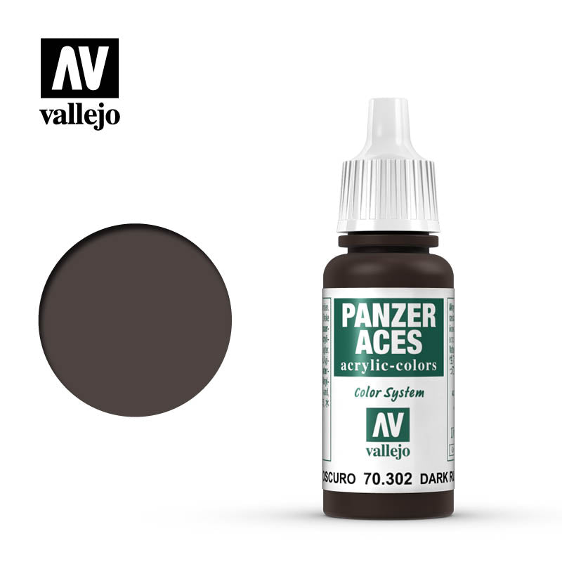 Vallejo 17ml Panzer Aces - Dark Rust 