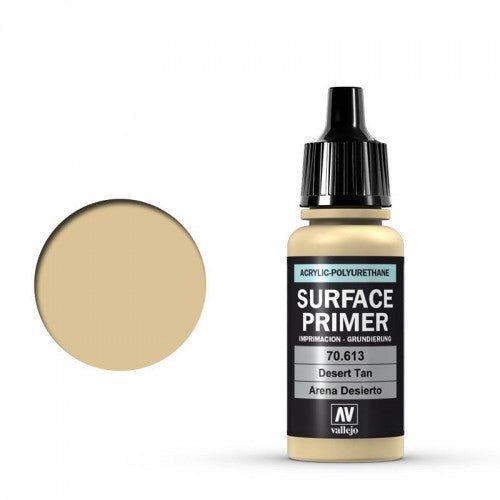 Vallejo 17ml Surface Primer - Desert Tan 