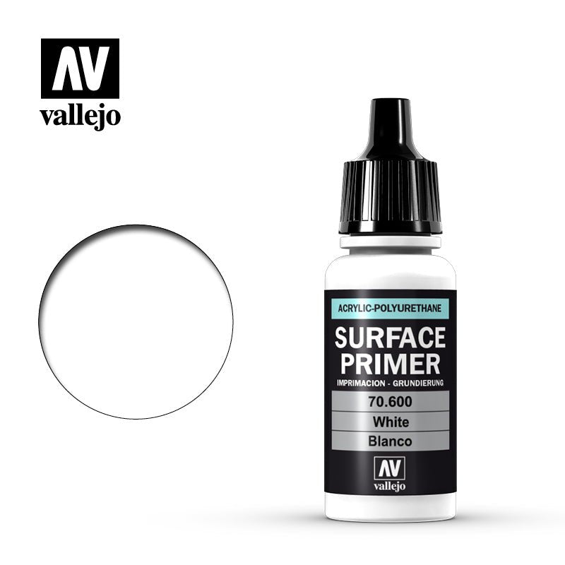 Vallejo 17ml Surface Primer - White 