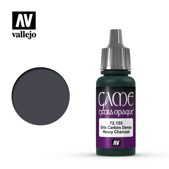 Vallejo 17ml Vallejo Extra Opaque - Heavy Charcoal 