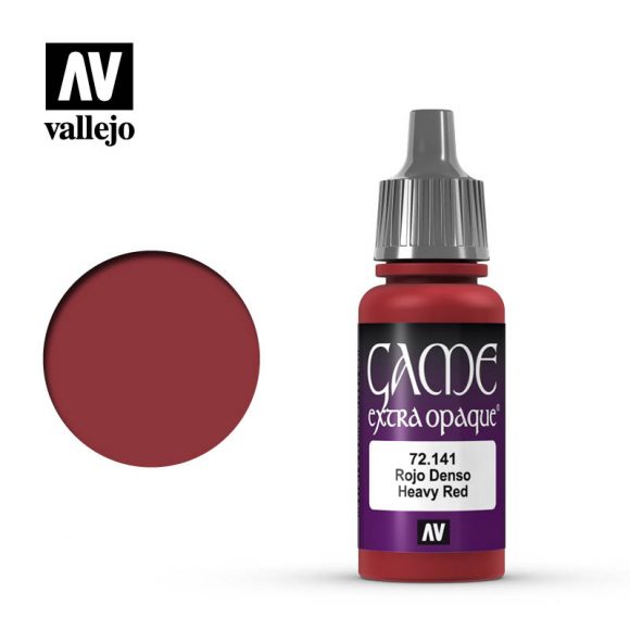 Vallejo 17ml Vallejo Extra Opaque - Heavy Red 