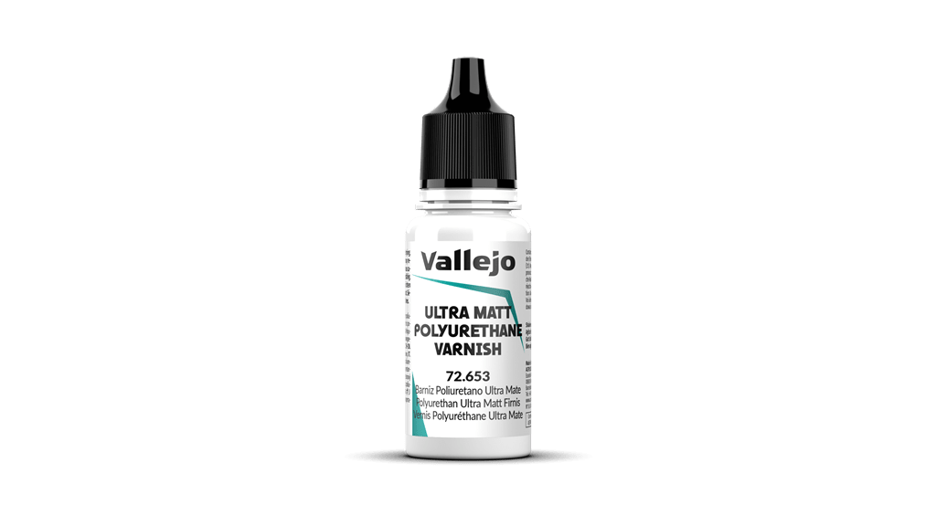 Vallejo 18ml - Ultra Matt Polyurethane Varnish  72653 - 8429551726535 - Crystal Lotus