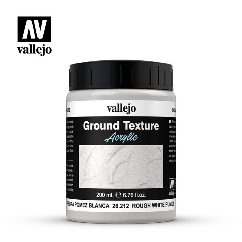 Vallejo 200ml Diorama Effects - Rough White Pumice 