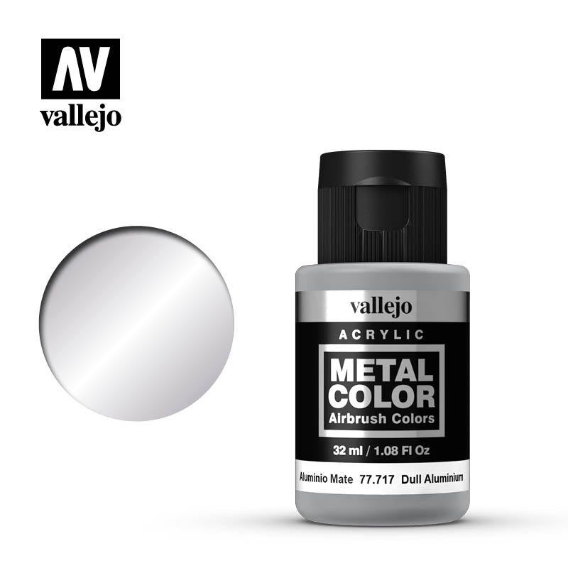 Vallejo 32ml Metal Color - Dull Aluminium 