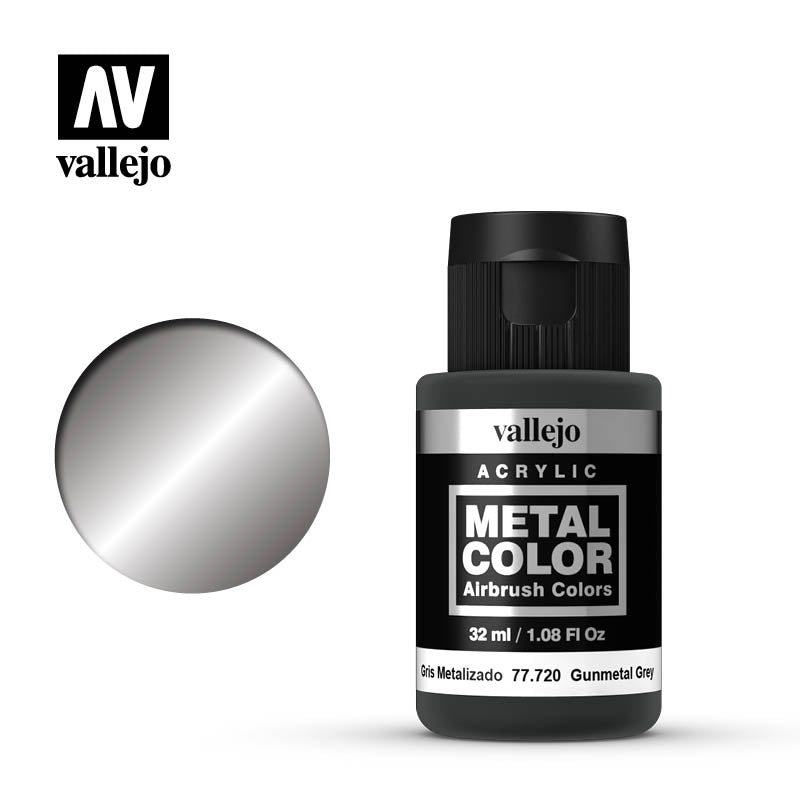 Vallejo 32ml Metal Color - Gunmetal Grey 