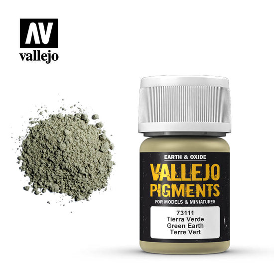 Vallejo 35ml Pigments - Green Earth 