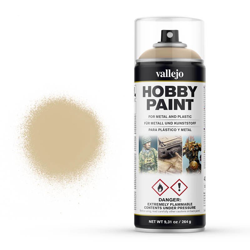 Vallejo 400ml Hobby Paint Spray - Bone White 