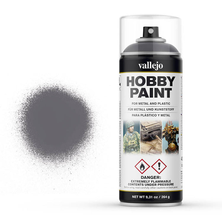 Vallejo 400ml Hobby Paint Spray - Gunmetal 