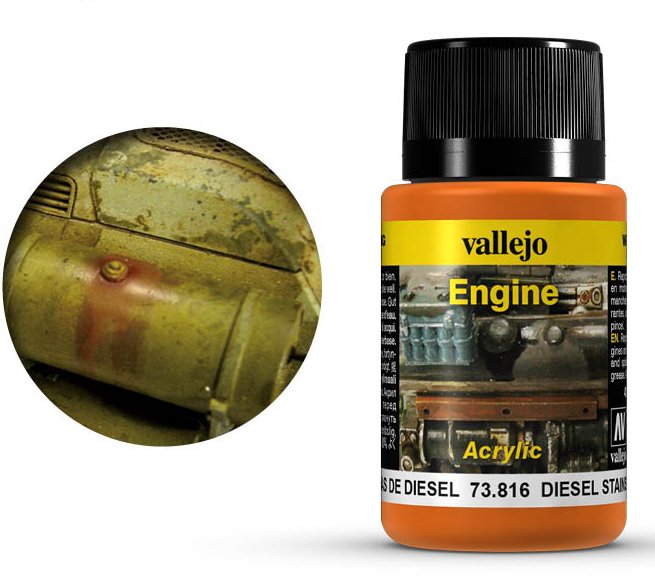 Vallejo 40ml Weathering Effects - Diesel Stains 