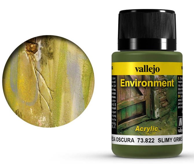 Vallejo 40ml Weathering Effects - Slimy Grime Dark 