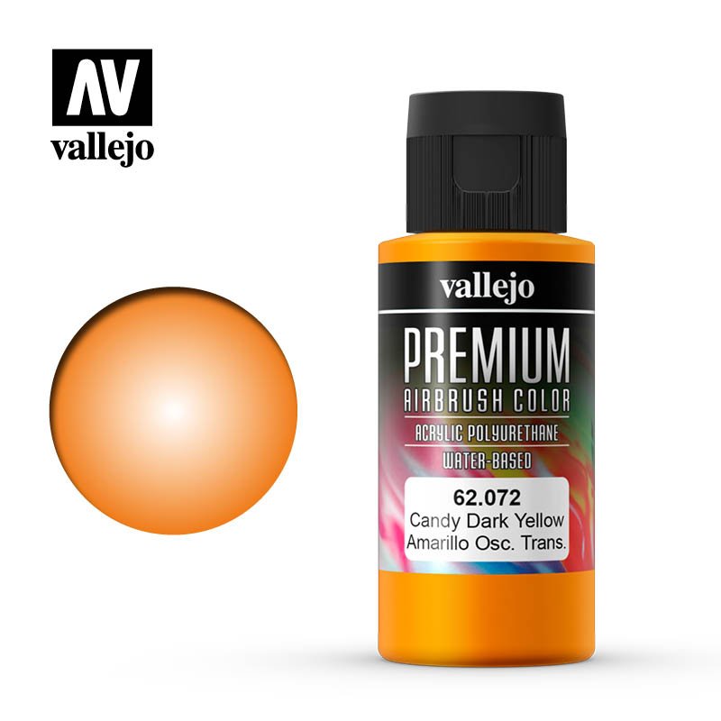 Vallejo 60ml Premium RC Color - Candy Dark Yellow 