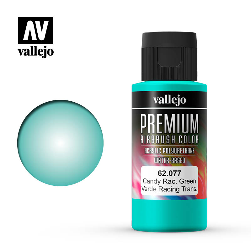 Vallejo 60ml Premium RC Color - Candy Racing Green 