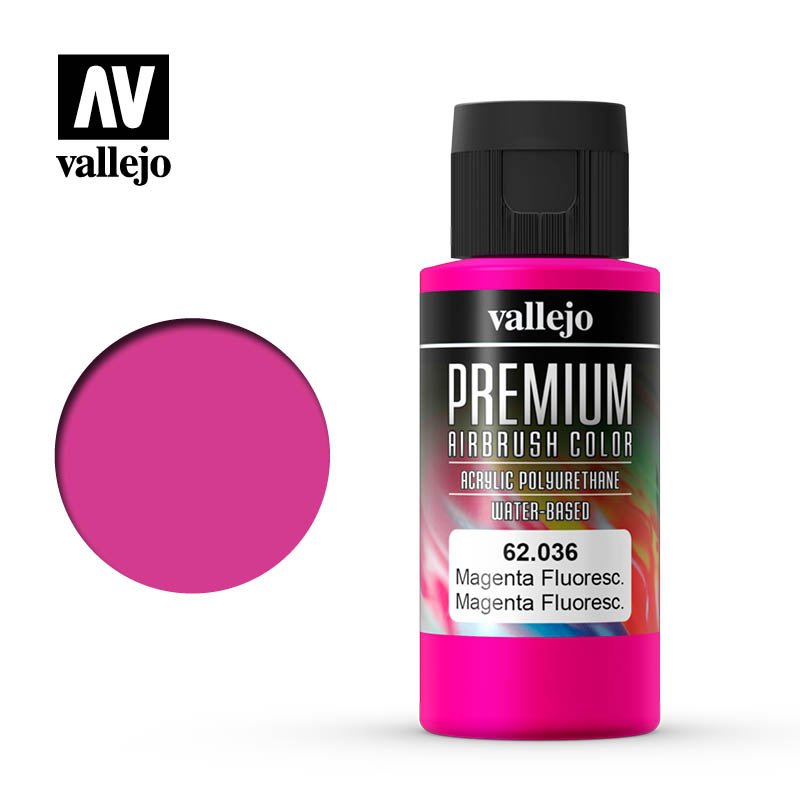 Vallejo 60ml Premium RC Color - Fluorescent Magenta 