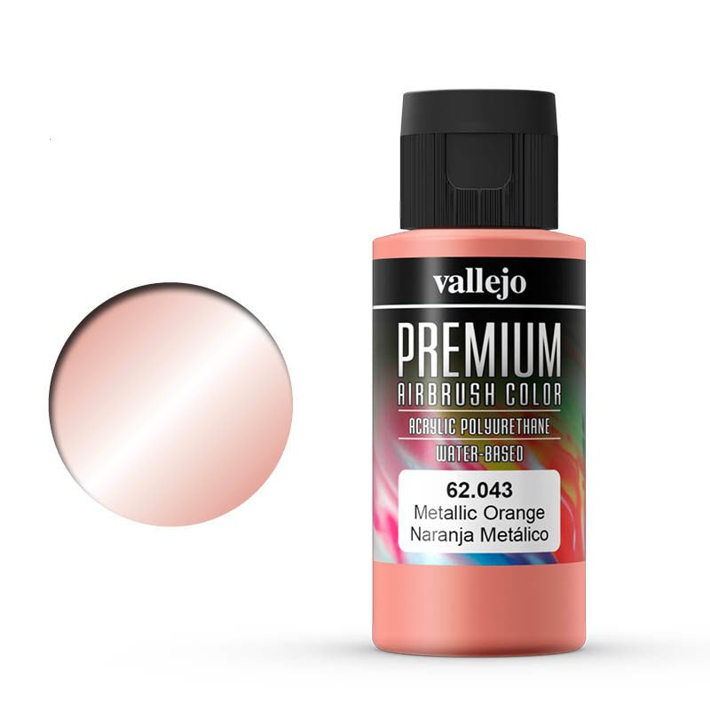 Vallejo 60ml Premium RC Color - Metallic Orange 