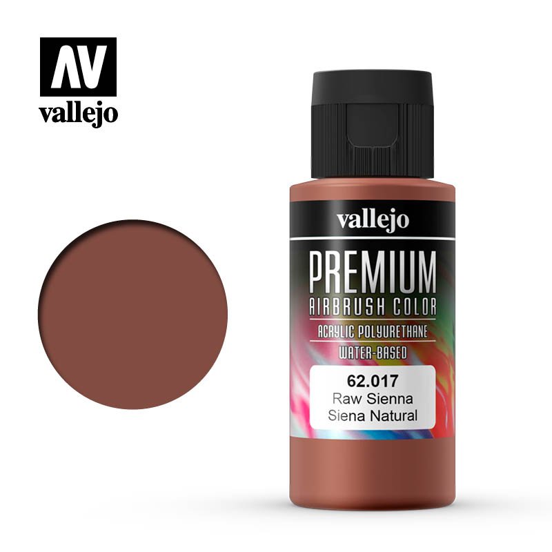 Vallejo 60ml Premium RC Color - Raw Sienna 