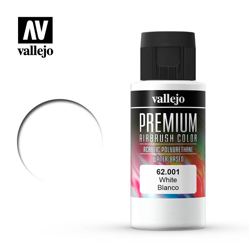 Vallejo 60ml Premium RC Color - White 