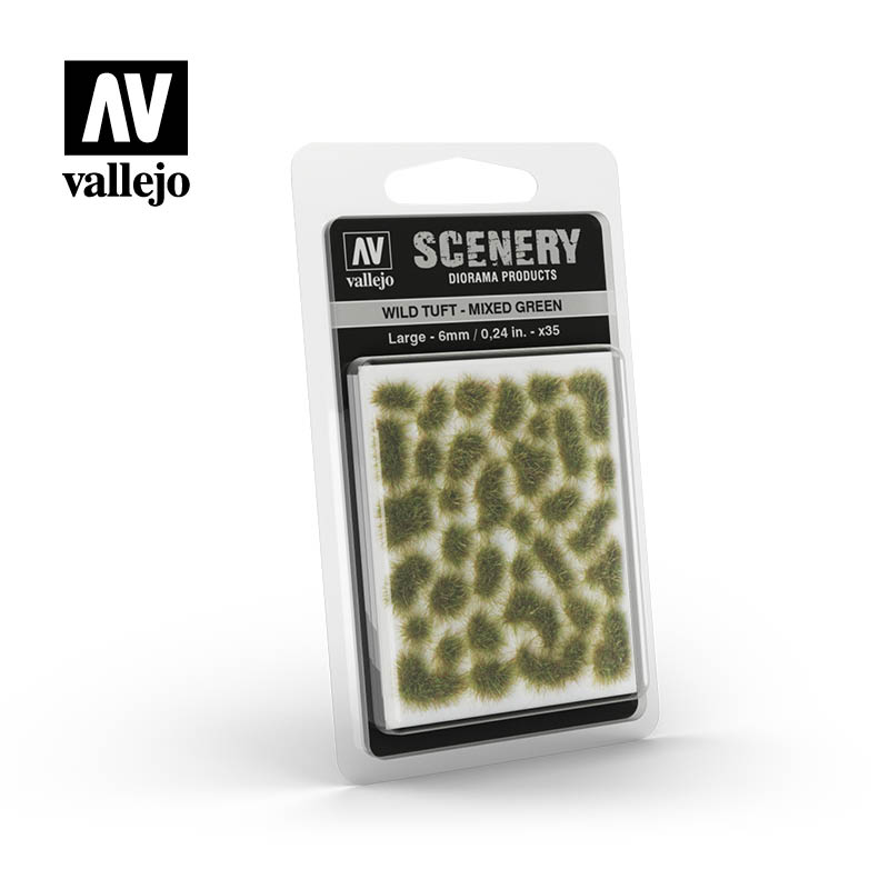 Vallejo Large Scenery - Wild Tuft – Mixed Green 