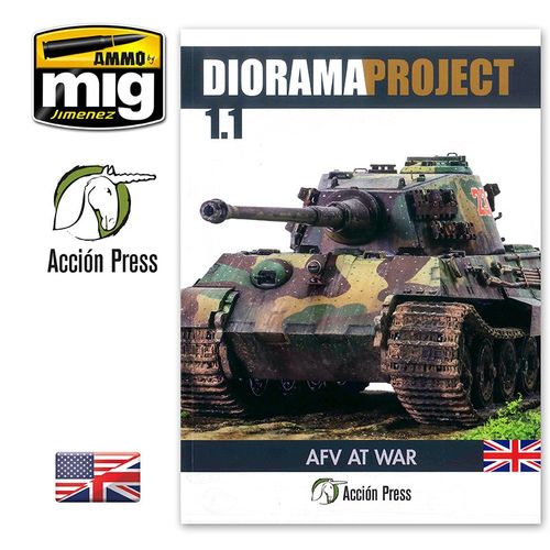 Vallejo Publications - Diorama Project 1.1 - AFV at War (English) - 9788494884115 - Crystal Lotus