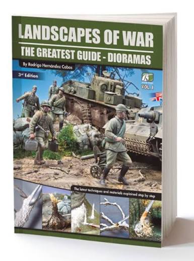 Vallejo Publications - Landscapes of War: The Greatest Guide - Dioramas Vol. 1  75004 - 9788495464835 - Crystal Lotus
