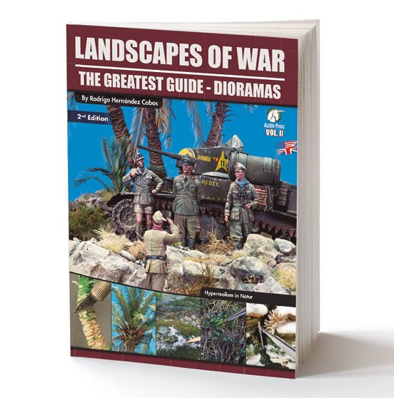 Vallejo Publications - Landscapes of War: The Greatest Guide - Dioramas Vol. 2  75009 - 9788495464873 - Crystal Lotus