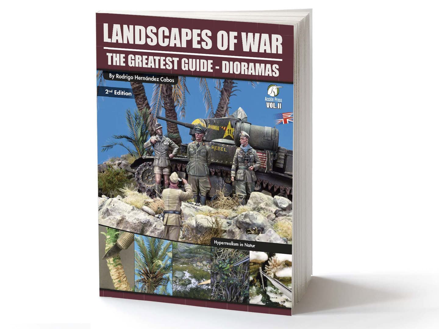 Vallejo Publications - Landscapes of War: The Greatest Guide - Dioramas Vol. 2  75009 - 9788495464873 - Crystal Lotus
