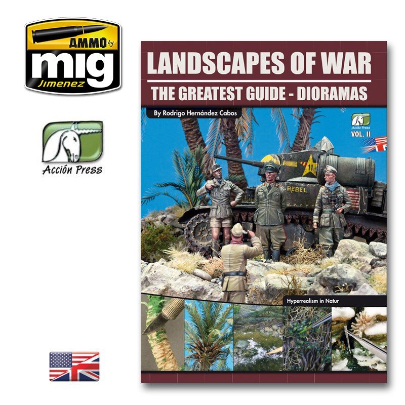 Vallejo Publications - Landscapes of War: The Greatest Guide - Dioramas Vol. 2 - 9788495464873 - Crystal Lotus