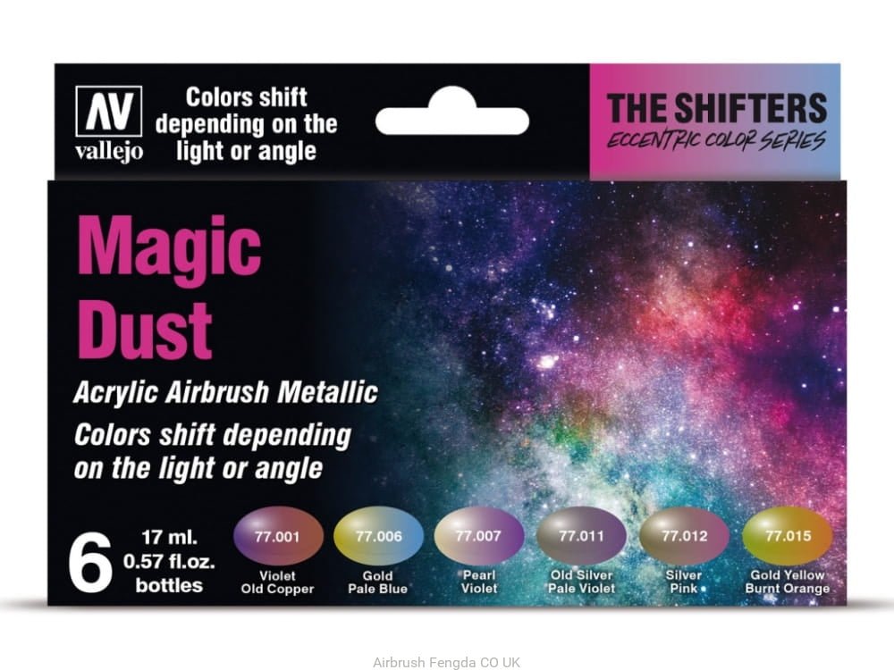 Vallejo The Shifters - 77090 Magic Dust (6x17 ml.) - 8429551770903 - CrystalLotus.eu